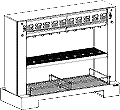 Mutliplex Pass-Thru Beverage Dispensing Tower